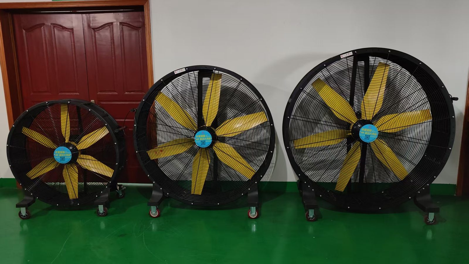 Dàn quạt thành phẩm tại nhà máy MEILILE